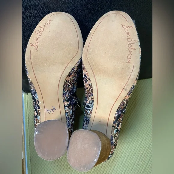 Sam Edelman Multicolor Patterned Ankle Boots - Picture 7 of 12